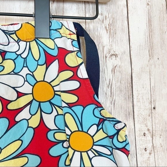 Hanna Andersson Mod Daisy Print Pillowcase Sleeveless Dress Size 6/7 Girls - Picture 4 of 11
